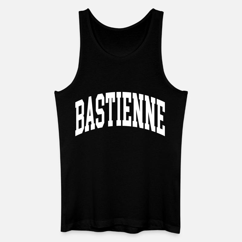 Bastienne - Männer Bio Tank Top - Schwarz