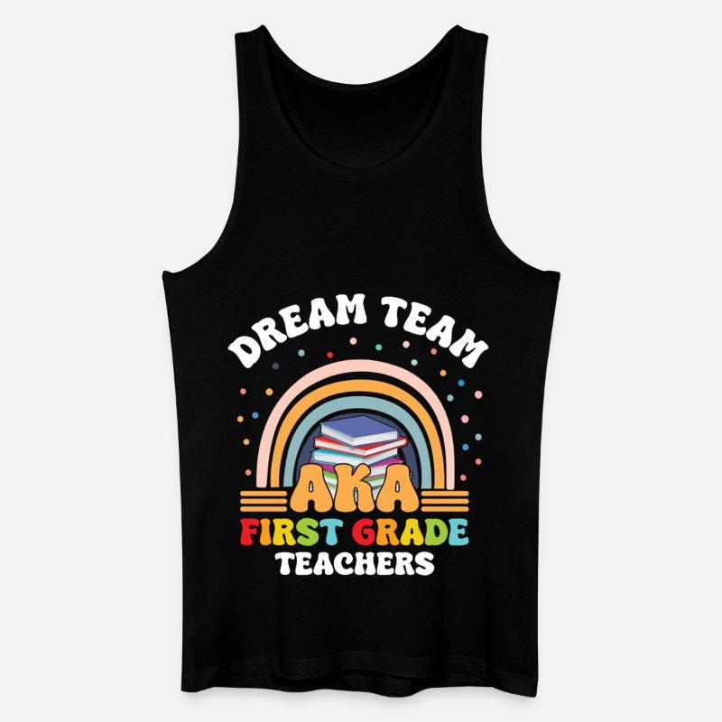 Lehrer-Dreamteam der ersten Klasse - Männer Bio Tank Top - Schwarz