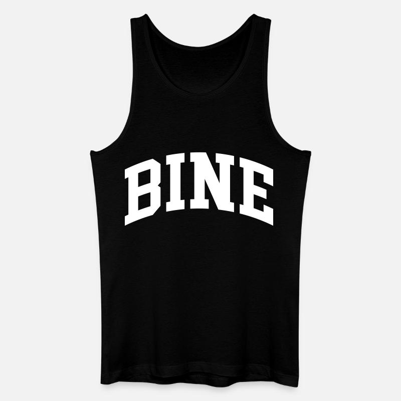Bine - Männer Bio Tank Top - Schwarz