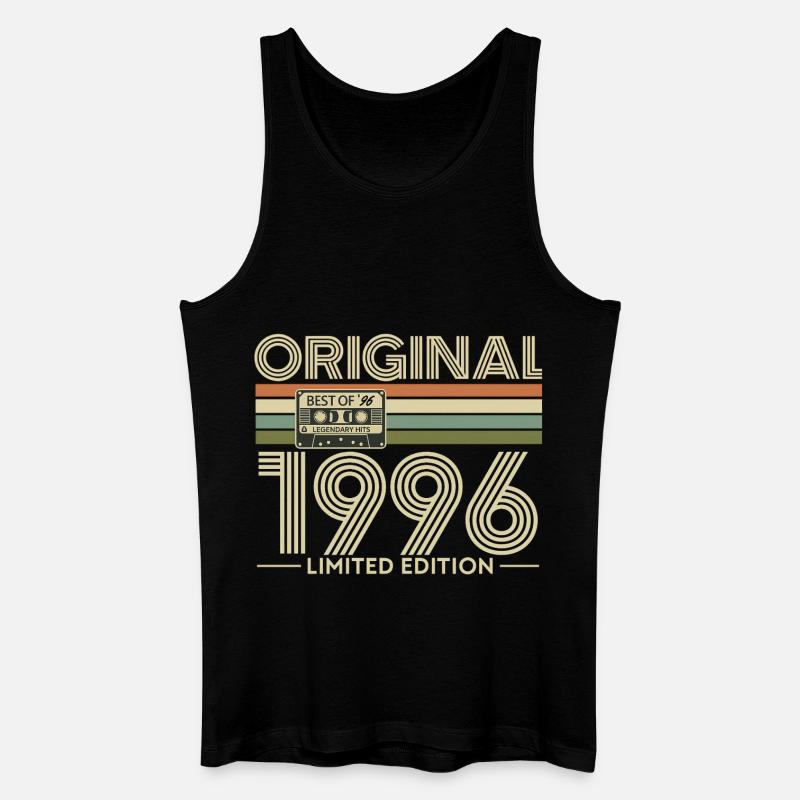 Originale limitierte Edition von 1996 - Männer Bio Tank Top - Schwarz