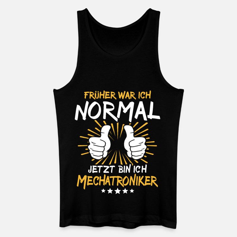 Mechatroniker Spruch - Männer Bio Tank Top - Schwarz