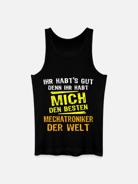 Mechatronics Technician Gift - Men’s Organic Tank Top - black
