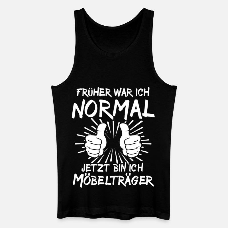 Möbelträger - Männer Bio Tank Top - Schwarz