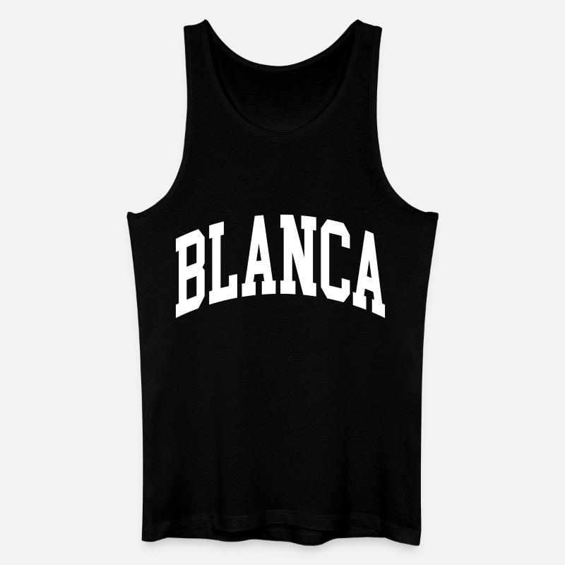 Blanca - Männer Bio Tank Top - Schwarz