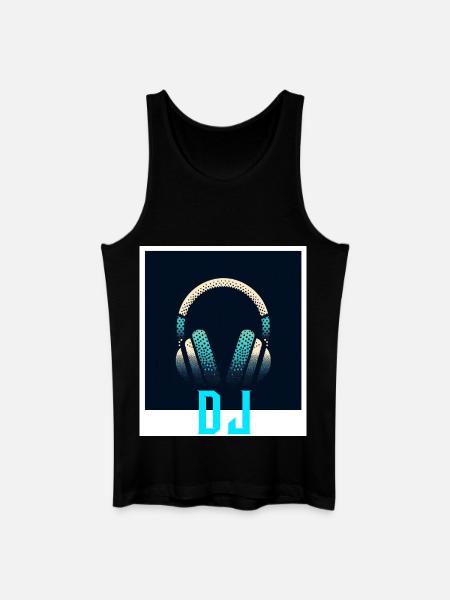 Disc jockey - Men’s Organic Tank Top - black