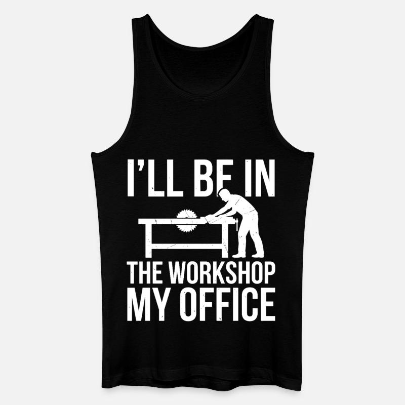 Sarò nel laboratorio Il mio ufficio - Canotta ecologica da uomo - nero