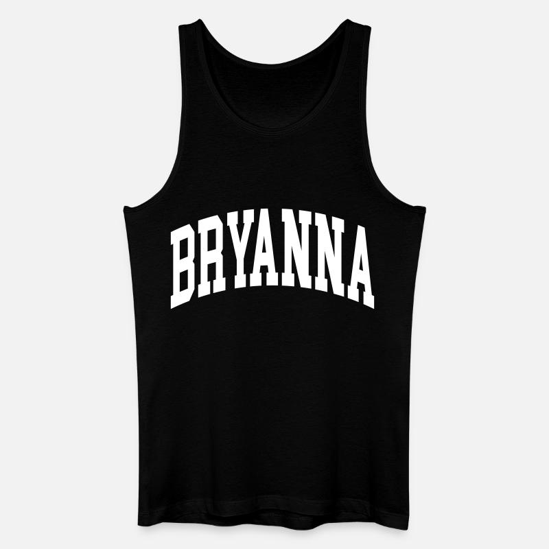 Bryanna - Männer Bio Tank Top - Schwarz