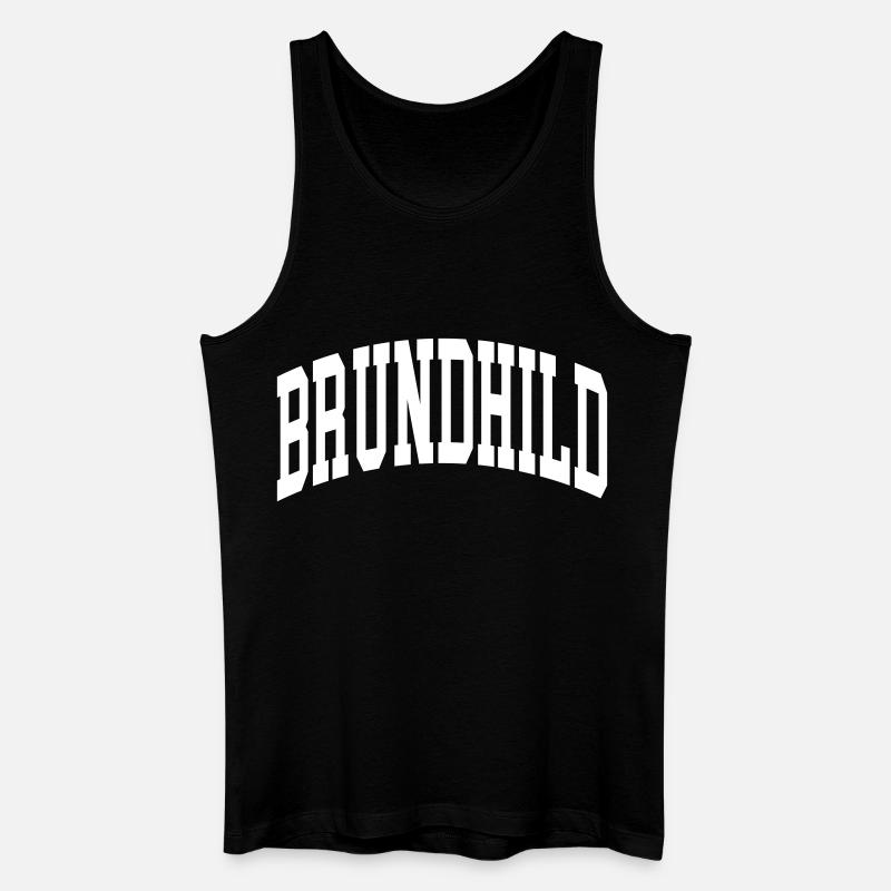 Brundhild - Männer Bio Tank Top - Schwarz