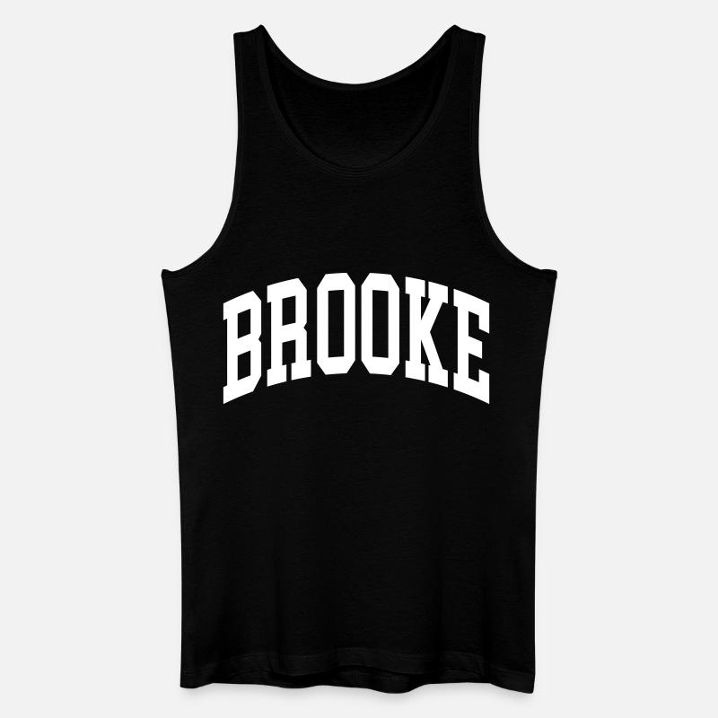 Brooke - Männer Bio Tank Top - Schwarz