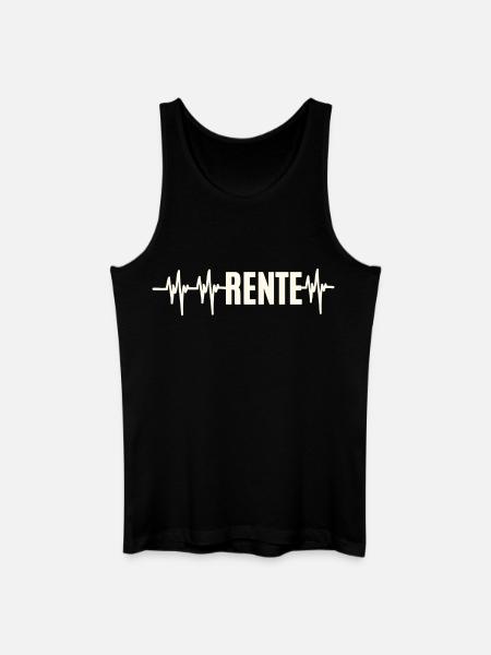 Heartbeat Pension - Men’s Organic Tank Top - black