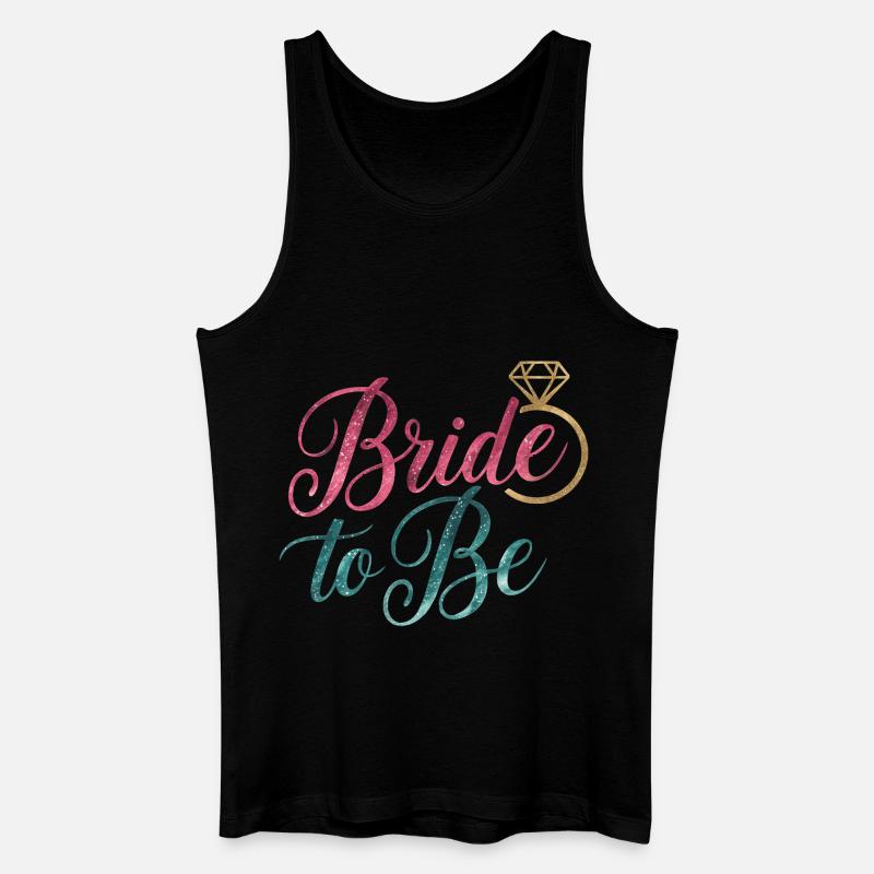 Bride To Be - Männer Bio Tank Top - Schwarz