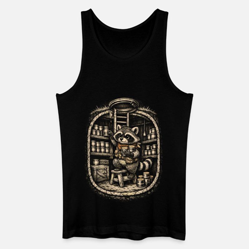 Prepper Überlebenskünstler - Männer Bio Tank Top - Schwarz