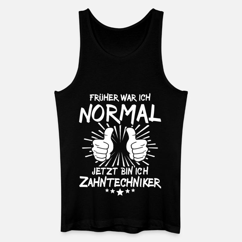 Zahntechniker - Männer Bio Tank Top - Schwarz