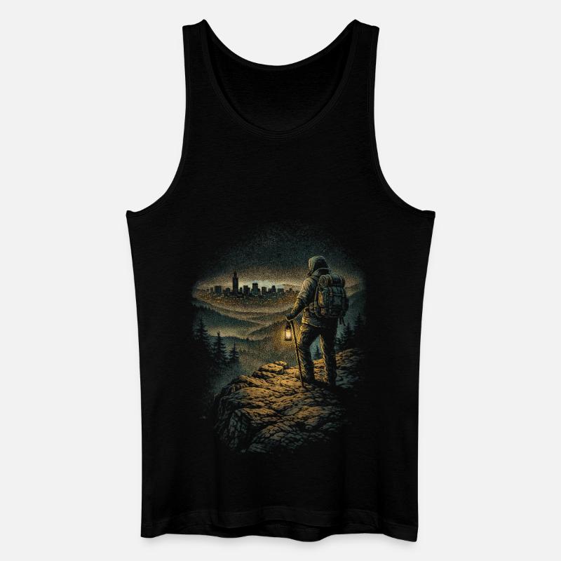 Prepper Überlebenskünstler - Männer Bio Tank Top - Schwarz