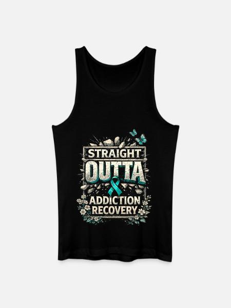 Detoxification Withdrawal Addicted - Men’s Organic Tank Top - black