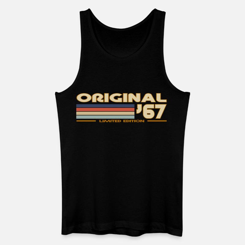 1967 - Männer Bio Tank Top - Schwarz