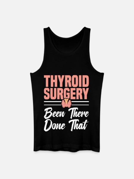  Thyroid Removal Surgery Items Thyroid Repair - Men’s Organic Tank Top - black