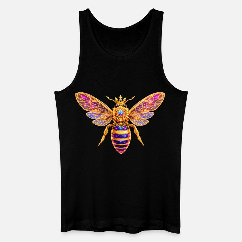 Queen Bee Bienenkönigin - Männer Bio Tank Top - Schwarz