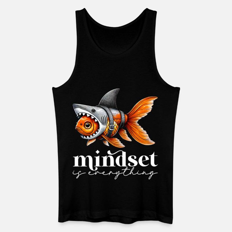 Mindset Funny Motivational Inspirational - Männer Bio Tank Top - Schwarz