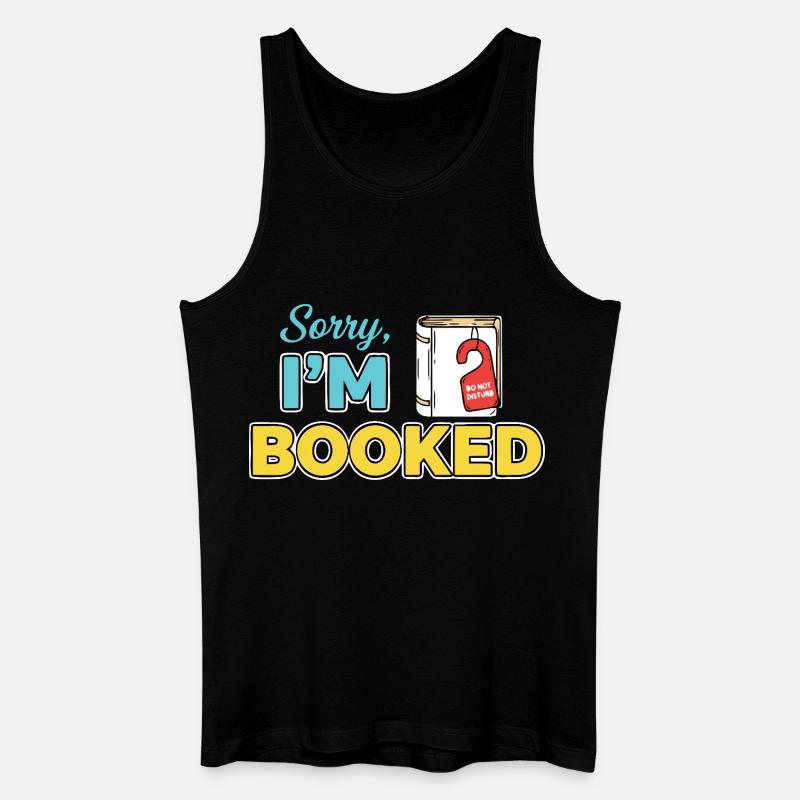 Sorry Im booked - Männer Bio Tank Top - Schwarz