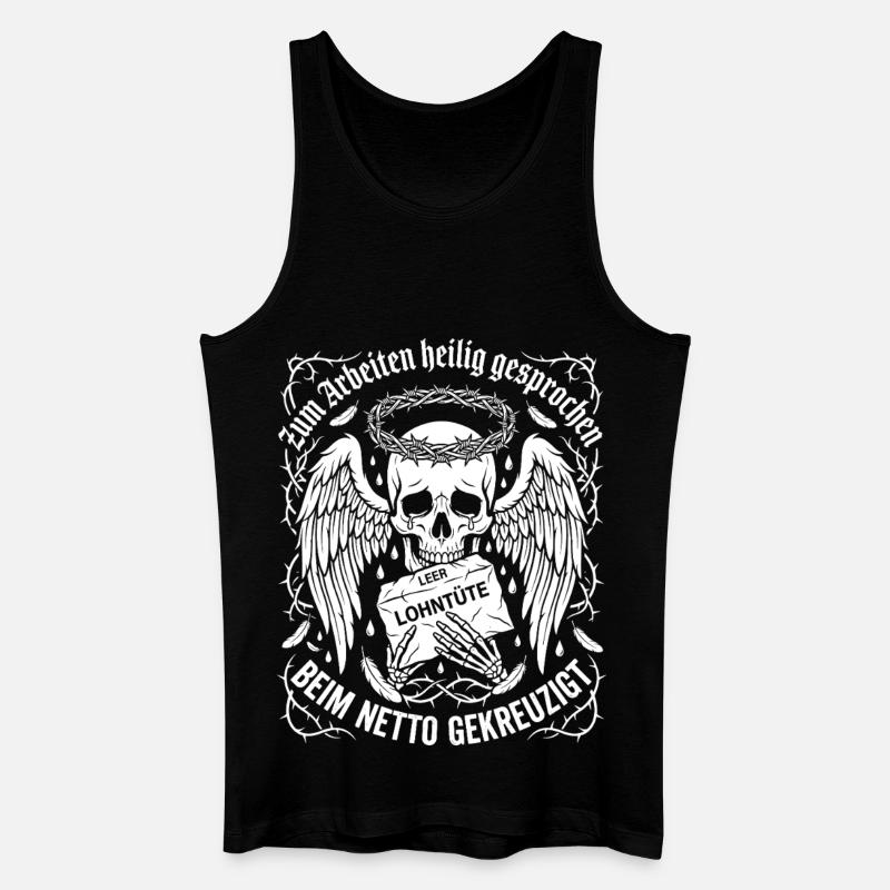 Canonized for work - Men’s Organic Tank Top - black