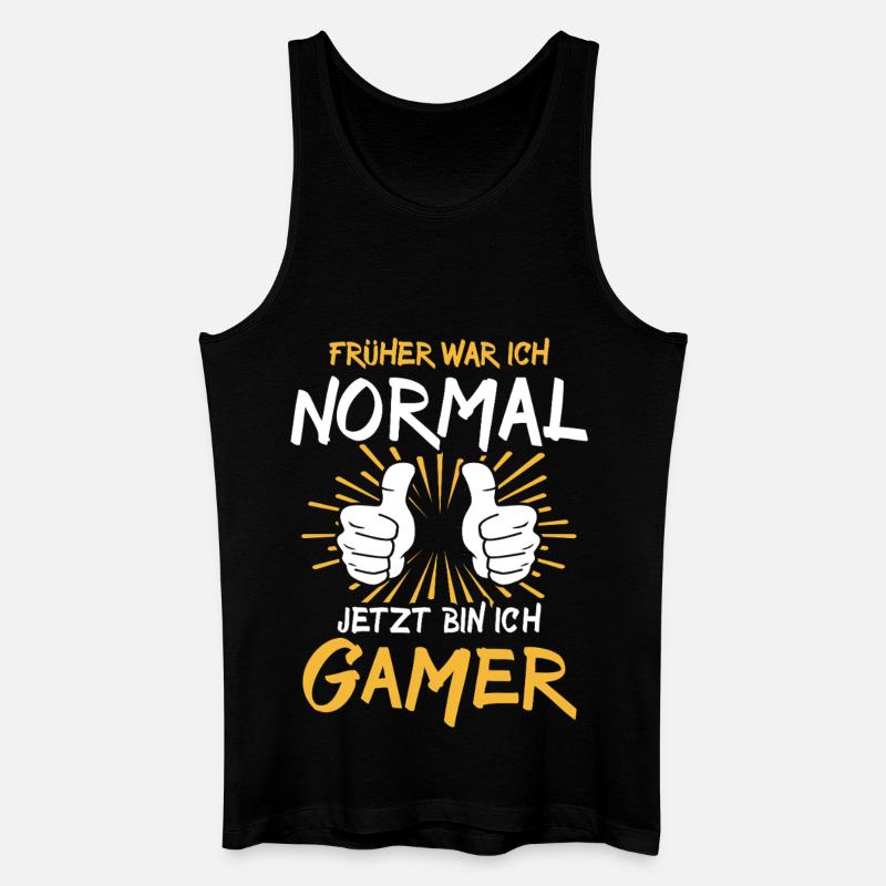 Gamer Spruch - Männer Bio Tank Top - Schwarz