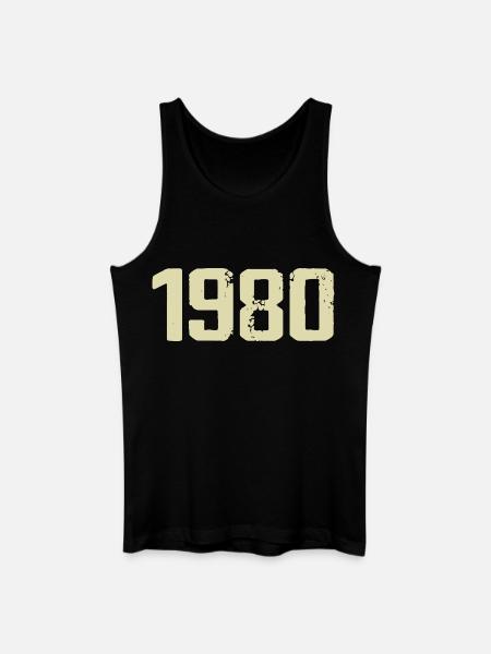 Jubilé 1980 - Débardeur bio Homme - noir
