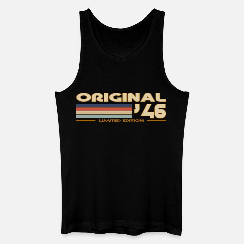 1946 - Männer Bio Tank Top - Schwarz