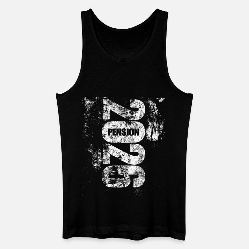 Pension 2026 | endlich geschafft - Männer Bio Tank Top - Schwarz
