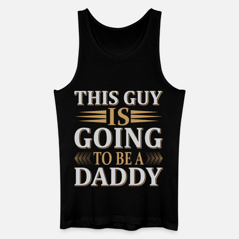 Zukünftige Daddy-Ankündigung - Männer Bio Tank Top - Schwarz