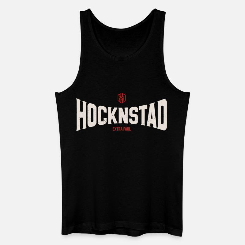 Hocknstad - Männer Bio Tank Top - Schwarz