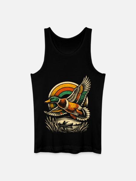 duck shooting - Men’s Organic Tank Top - black