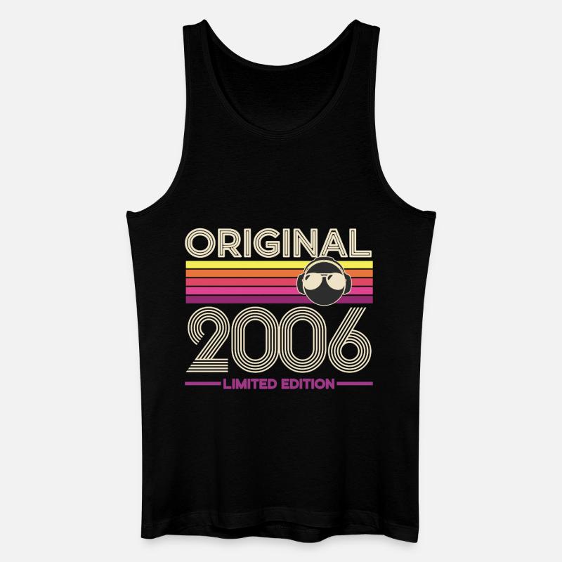 Original 2006 Limited Edition - Männer Bio Tank Top - Schwarz