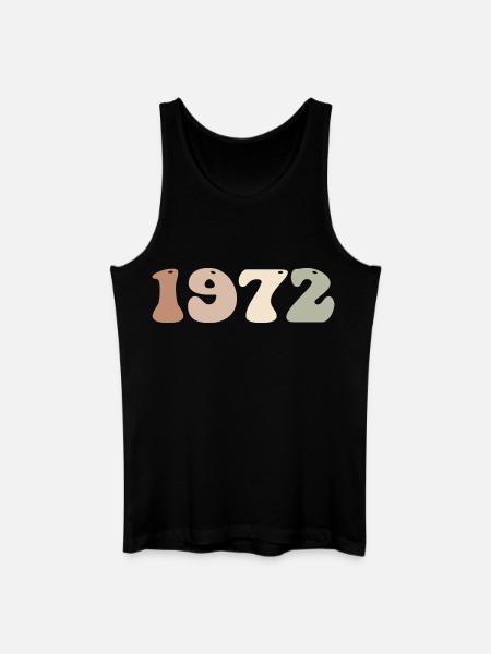 1972 - Men’s Organic Tank Top - black