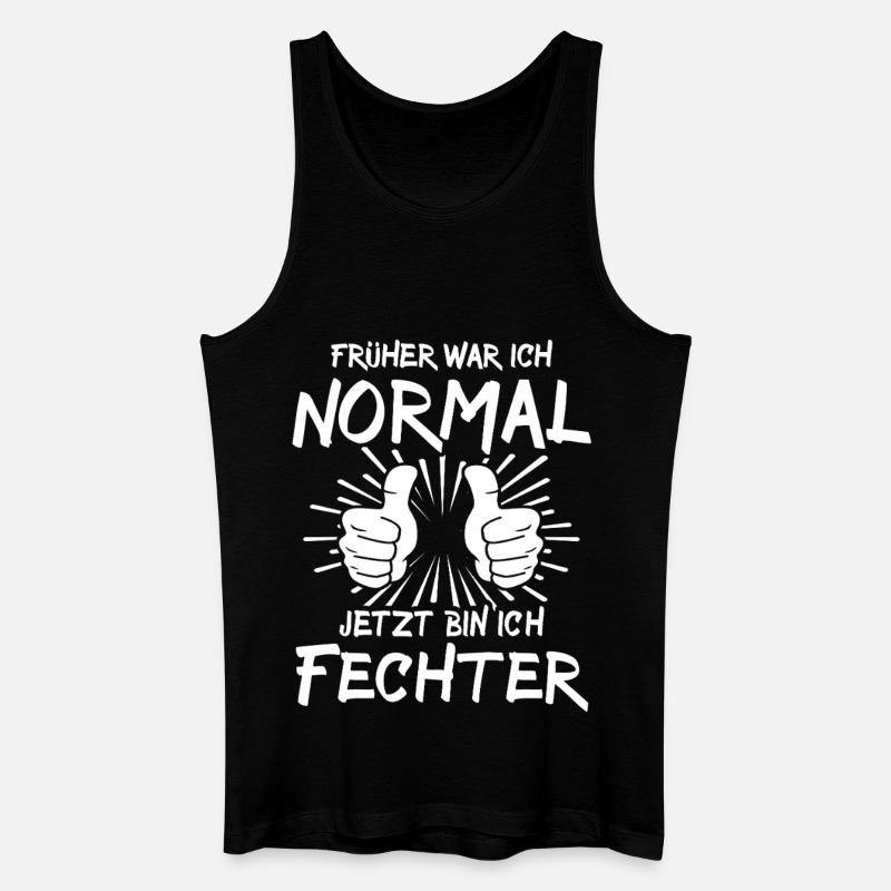 Fechter - Männer Bio Tank Top - Schwarz