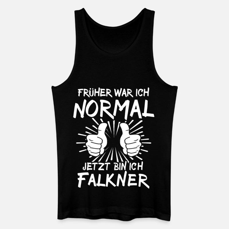 Falkner - Männer Bio Tank Top - Schwarz