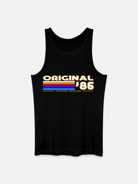 1986 - Débardeur bio Homme - noir