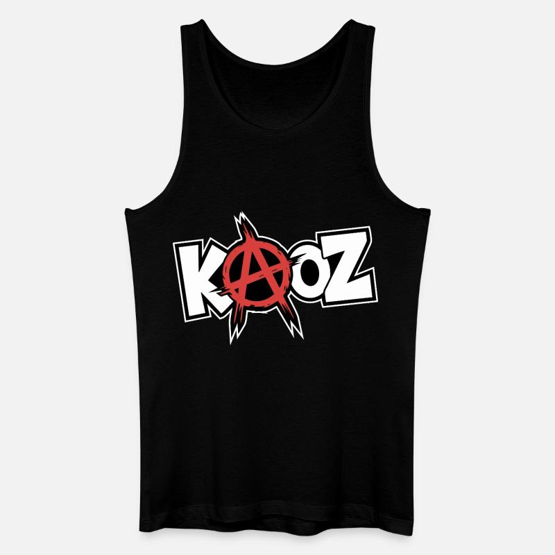 Kool KAOZ Anarchy Graffiti - Débardeur bio Homme - noir