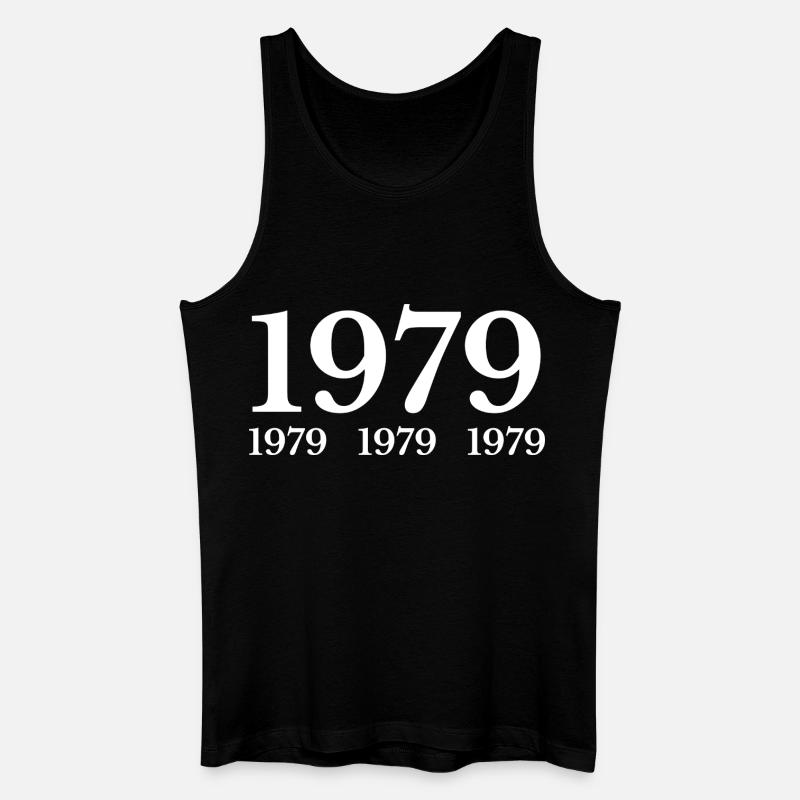 1979 - Männer Bio Tank Top - Schwarz