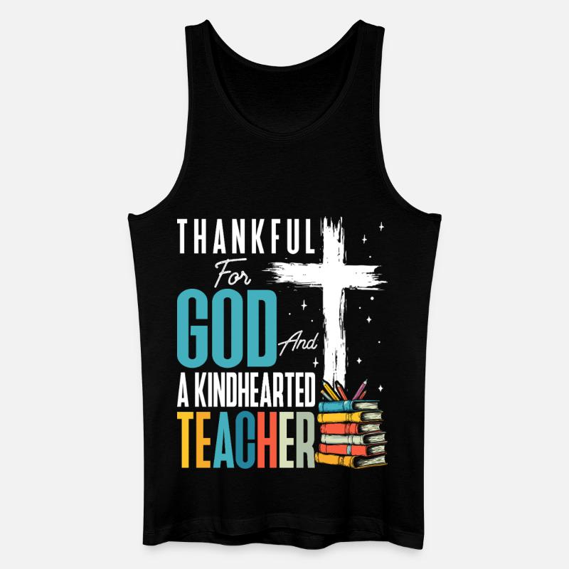 Gott-lehrer-ausbildung, Wertschätzungslehre - Männer Bio Tank Top - Schwarz