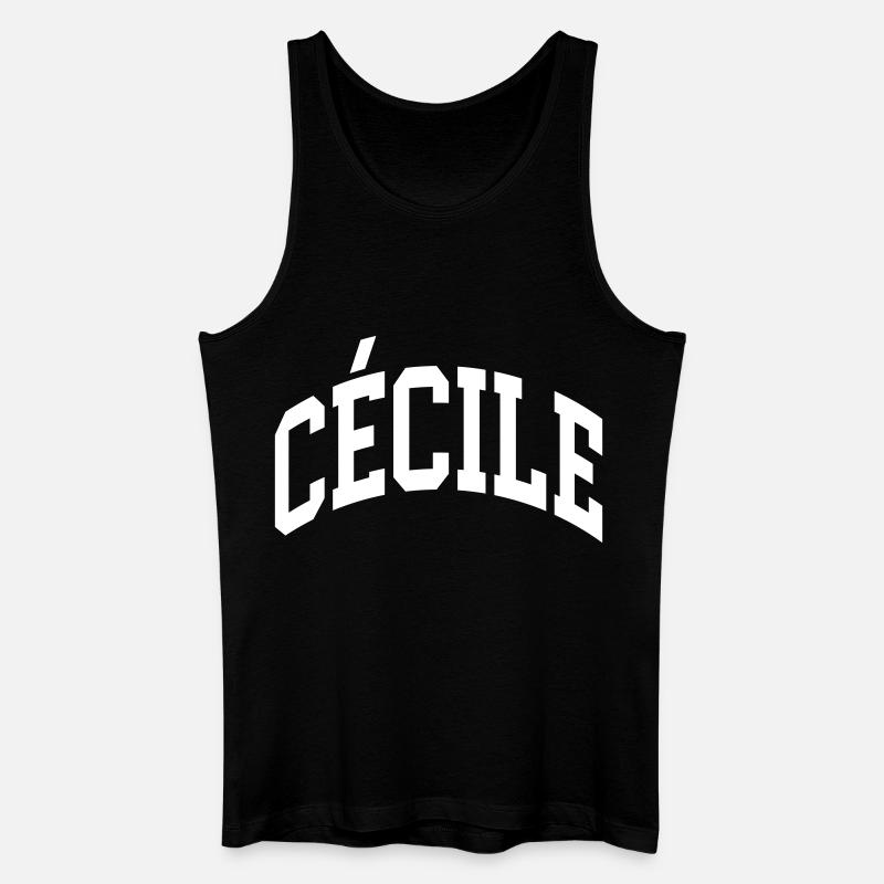 Cécile - Männer Bio Tank Top - Schwarz