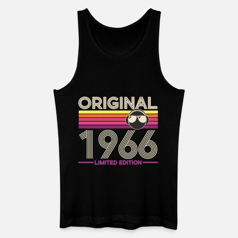 Original 1966 Édition Limitée Retro - Débardeur bio Homme - noir