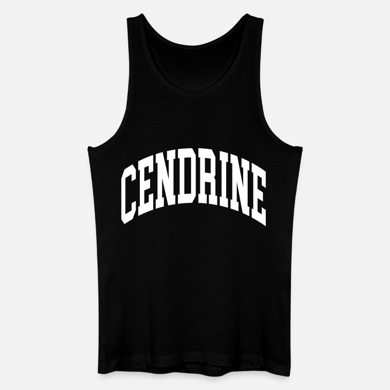 Cendrine - Männer Bio Tank Top - Schwarz