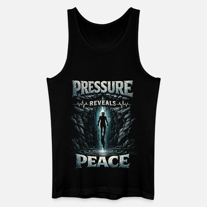 Apnoetauchen Freitauchen - Männer Bio Tank Top - Schwarz