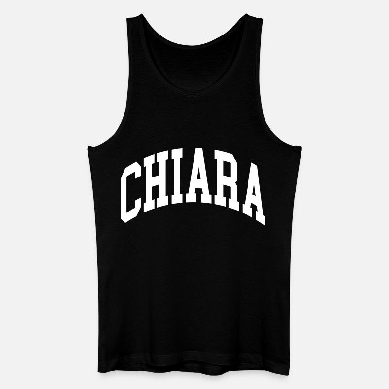 Chiara - Männer Bio Tank Top - Schwarz