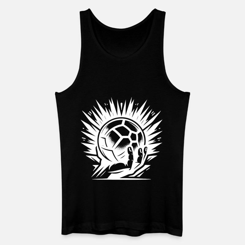 Handball - Männer Bio Tank Top - Schwarz