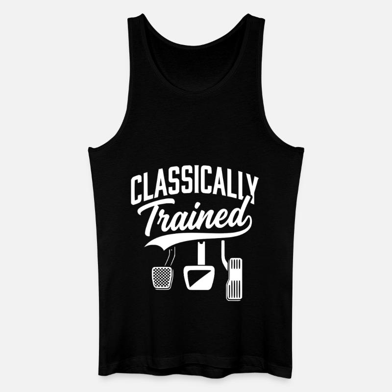 Classically Trained with Dimmer Manual Car  - Männer Bio Tank Top - Schwarz