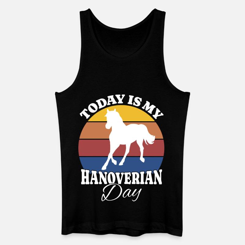 Hannoveraner Hanoverian - Männer Bio Tank Top - Schwarz