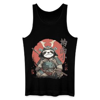Sloth Samurai Armor - Men’s Organic Tank Top - black - Front
