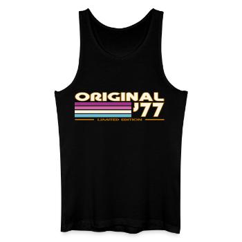 1977 - Männer Bio Tank Top - Schwarz - Vorne